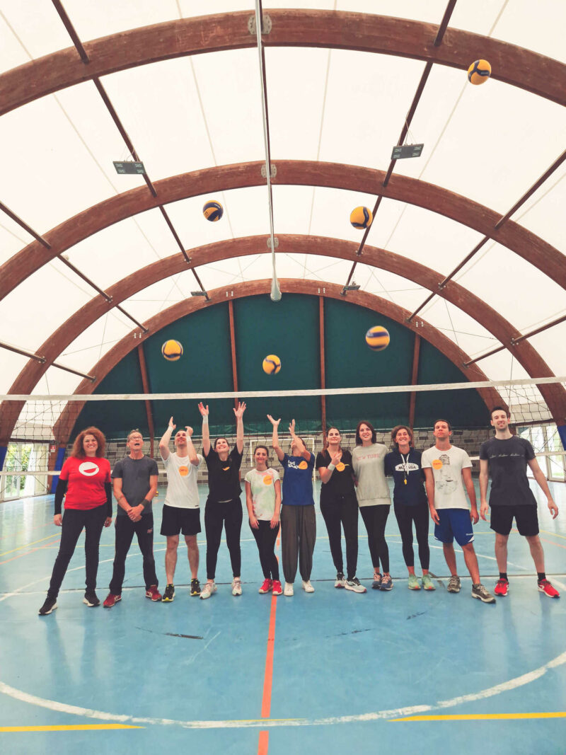team building e volley